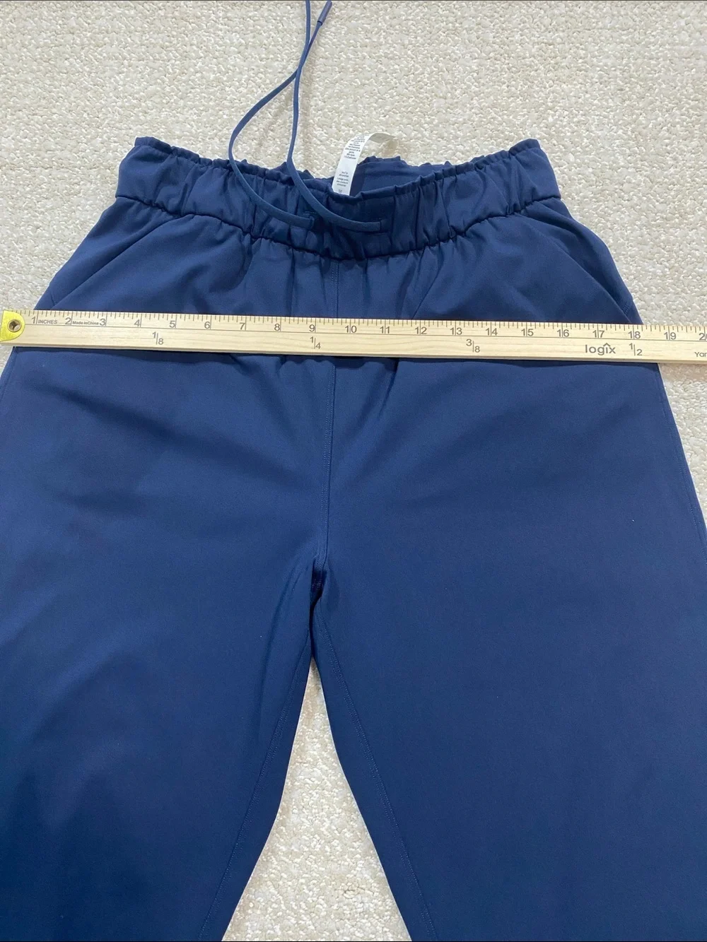 lululemon athletica Women's Navy Track Joggers with Drawcord Size 6